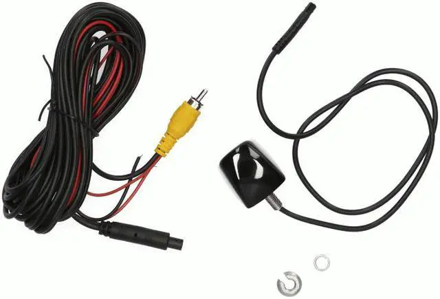 Alt view image 11 of 13 - iBeam TE-LPGC Above License Plate Backup Cam with Gloss Black Metal Housing