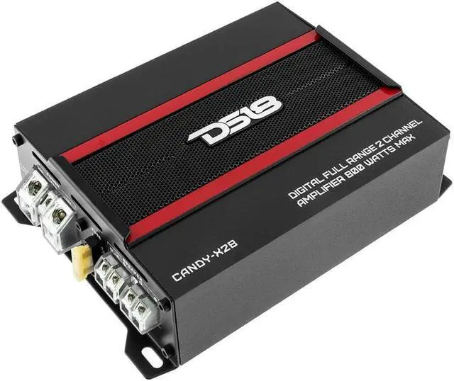 Alt view image 6 of 10 - DS18 CANDY-X2B 800 Watt 2 Channel Amplifier Car Stereo Audio Mini Compact Amp