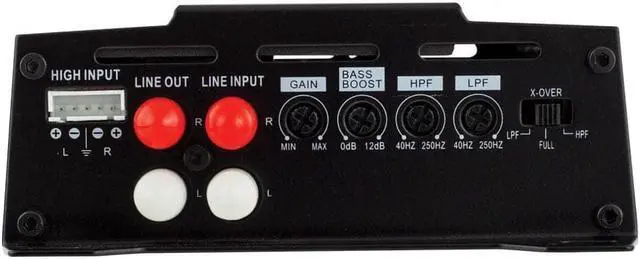 Alt view image 2 of 10 - DS18 CANDY-X2B 800 Watt 2 Channel Amplifier Car Stereo Audio Mini Compact Amp