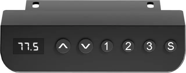 Alt view image 4 of 4 - Boost Industries FS-OD47Mii Floor Standing Motorized (Electric) Height Adjustable Office Desk Frame with 47" Top (White)