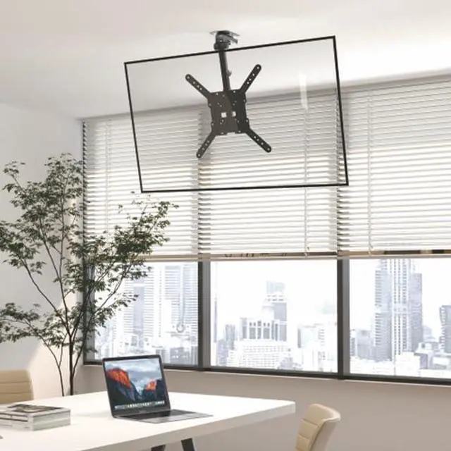 Alt view image 2 of 7 - Boost Industries CM-2355 Manual Flip Down Swivel TV Ceiling Mount for 23" - 55" Screens