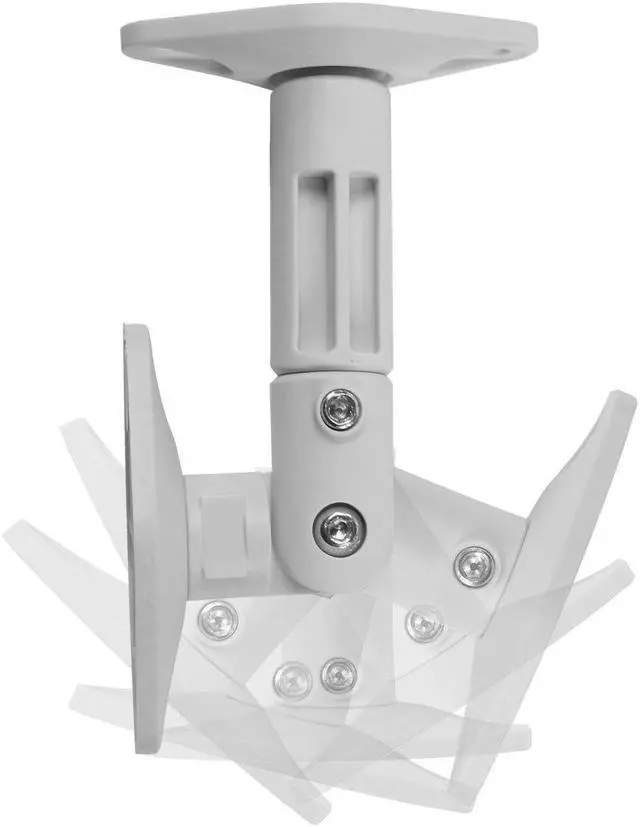 Alt view image 2 of 7 - Boost Industries CWSM Universal Home Theater Speaker Brackets, Tilt, Swivel (3 Pairs, White)
