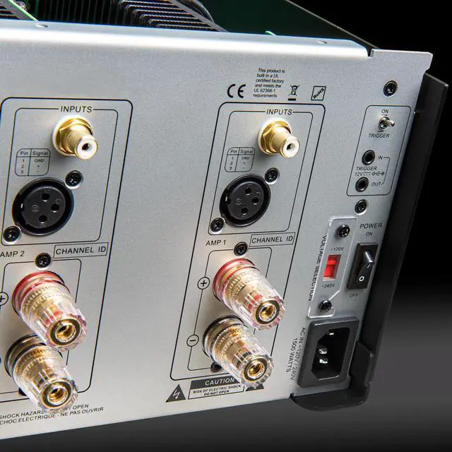 Alt view image 4 of 4 - OSD Audio Nero HTA5200 5-Channel Home Theater Amplifier (125 Watts per Channel)