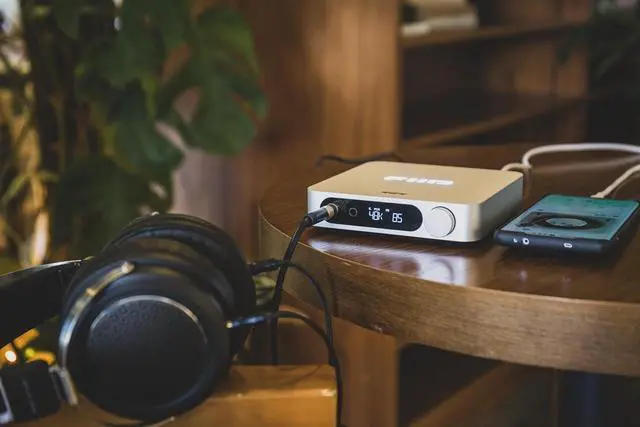 Alt view image 2 of 6 - FiiO K11 R2R DAC and Headphone Amplifier for Home Audio or PC (Silver)