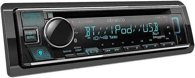 Alt view image 2 of 4 - Kenwood KDC-X304 eXcelon CD Car Stereo Receiver w/ Bluetooth Hands Free Calling, AM/FM Radio, USB, Amazon Alexa Built Ready, Variable Color Illumination
