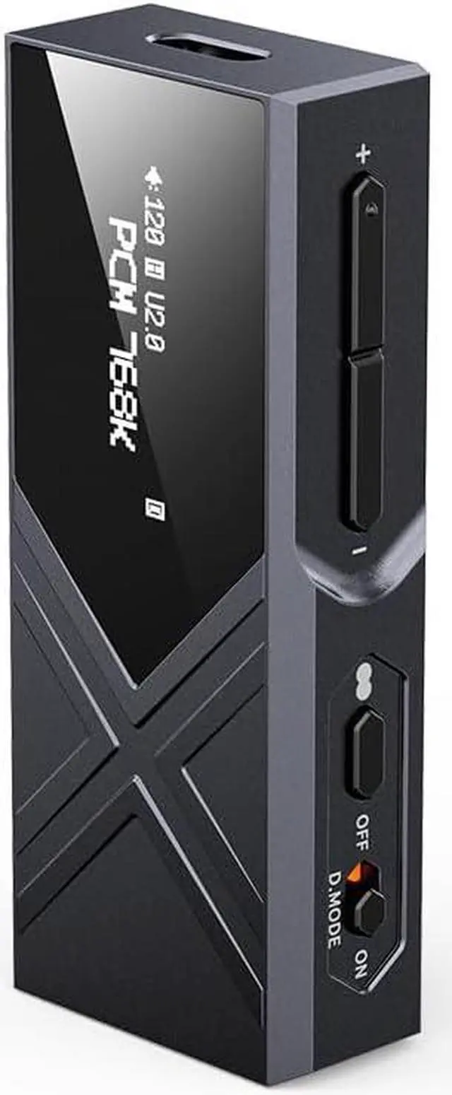 Alt view image 2 of 6 - FiiO KA17 Portable USB DAC Audio HiFi Decoder, Dual ES9069Q PCM768 DSD512 3.5/4.4mm Output for Android iOS Mac Win10 (Black)