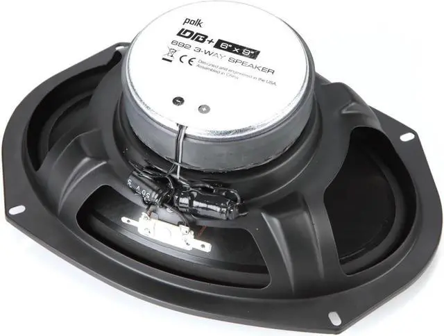 Alt view image 6 of 14 - Polk Audio DB692 6 in.x9 in. Coaxial Speakers with Marine Certification