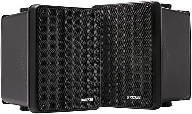 Alt view image 5 of 20 - Kicker 46KB6B KB6 Outdoor/Indoor Speakers - Black
