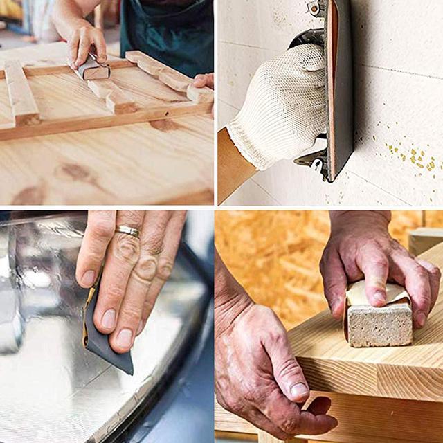 Alt view image 6 of 6 - 90 Pack Sandpaper Sheet Assortment, 400 to 3000 Grit for Wet or Dry Sanding 9 x 3.6 Inch Waterproof Sheets for Automotive, Wood Furniture Finishing, Crafts, and More