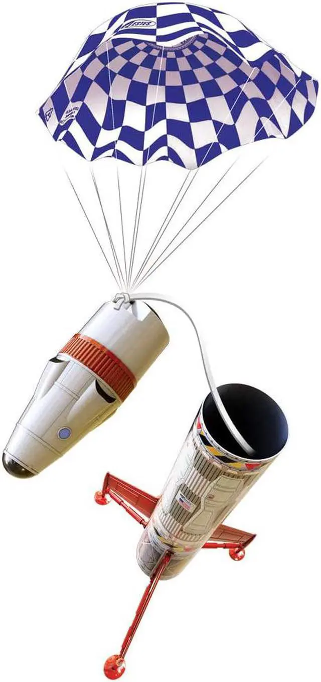 Alt view image 6 of 6 - Estes Destination Mars Colonizer Model Rocket Starter Set - Includes Rocket Kit (Beginner Skill Level), Launch Pad, Launch Controller, Glue, Four AA Batteries, and Two Engines