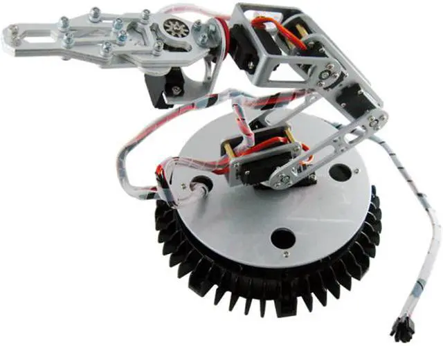Alt view image 4 of 7 - DAGU 6DOF Robotic Arm with 6 Degrees of Freedom, Includes 6 Servos and Microcontroller