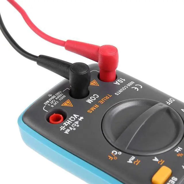 Alt view image 6 of 7 - Auto-Ranging True RMS Digital Multimeter 6000 Counts & Backlit LCD Display, Measures AC/DC Voltage & Current, Resistance, Capacitance, Frequency, Duty Cycle, Diode, Continuity