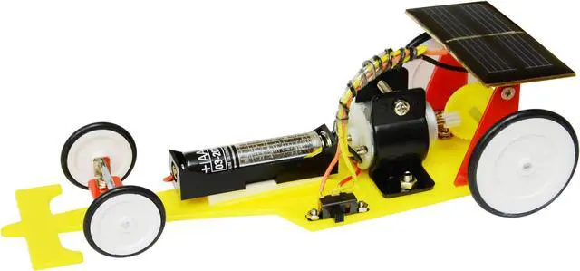 Main image of Elenco 21667 DIY Build Your Own Solar Power F1 Racer Electrical Engineering Kit