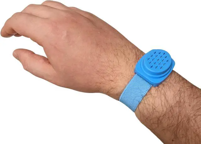 Main image of Adjustable Cordless Anti-Static Wrist Strap with Optional Cord