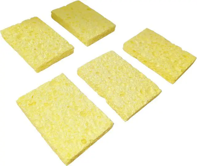 Alt view image 2 of 3 - 5 Pack Soldering Iron Tip Cleaning Sponge for 060842 (Each Sponge Measures 2" x 2.75" x 0.40")