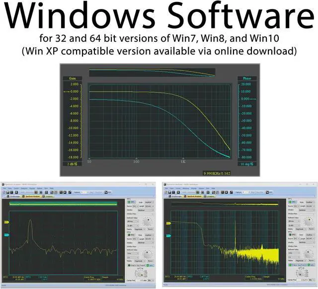 Alt view image 5 of 6 - Dual Channel USB Digital Oscilloscope with Spectrum Analyzer / DDS / Sweep / Data Recorder - Electronix Express