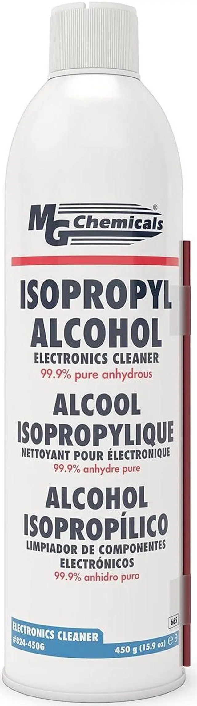 Alt view image 3 of 3 - MG Chemicals 824-450G Isopropyl Alcohol (Aerosol)
