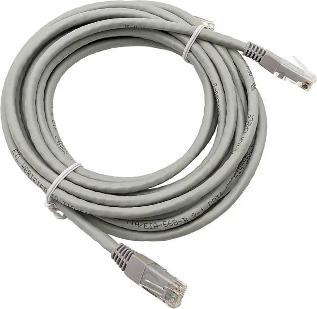 Alt view image 2 of 2 - 15 Foot Gray CAT6 Network Cable - UL listed, CSA approved, and ETL CAT6 certified