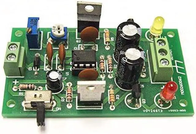 Main image of DIY Dual Rail Variable DC Power Supply Soldering Kit (Intermediate Level)