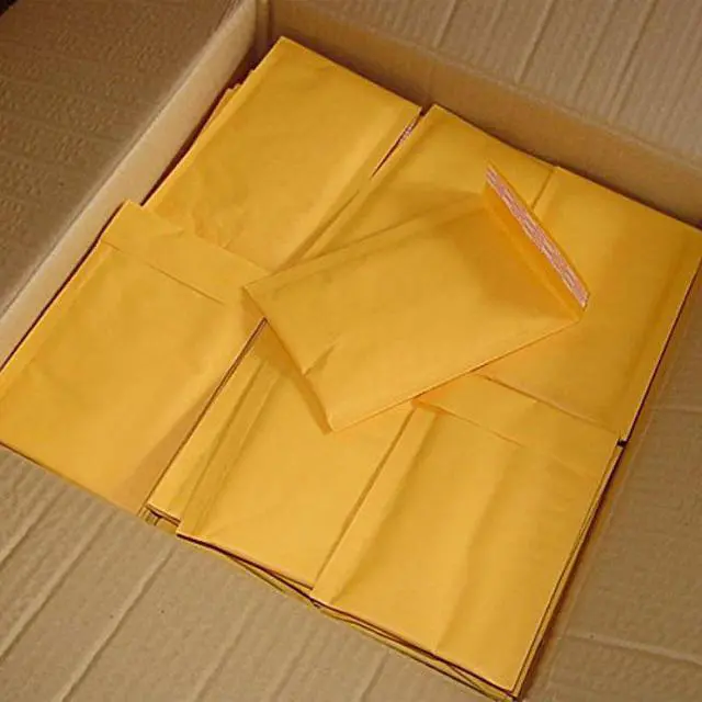 Alt view image 2 of 7 - iMBAPrice #000 4 X 8 Kraft Bubble Mailers Padded Envelopes, Total 50 Envelope
