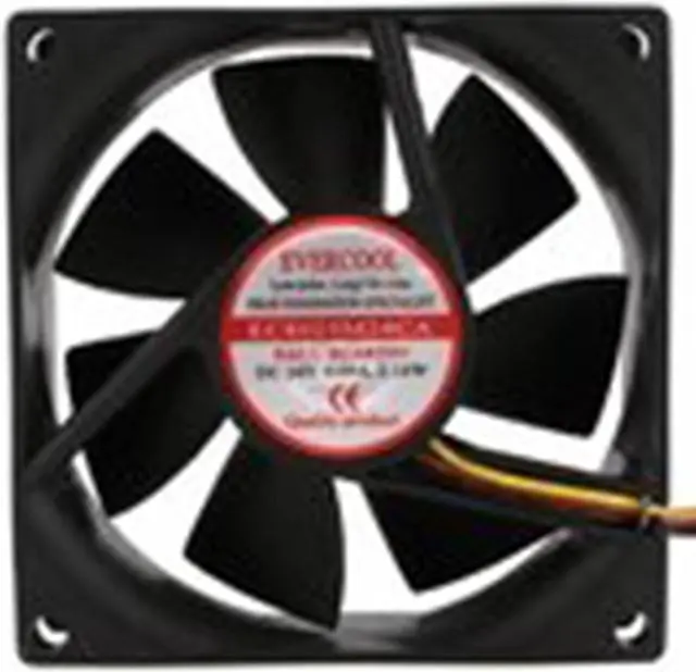 Main image of Evercool DC 24V Fan 80 x 80 x 25mm (3.15 x 3.15 x 0.98 inch) Ball Bearing Fan