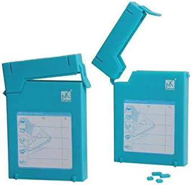 Alt view image 4 of 4 - iMBAPrice Zipo 2.5" Water Resistant HDD Protection Box - Anti-Static 2 Latchable Hard Drive Protector Case (Pack of 1) Blue