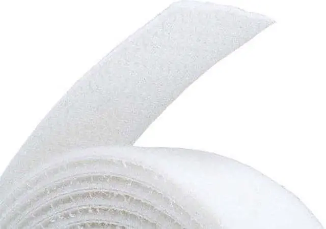 Alt view image 2 of 2 - iMBAPrice 5 yard Fastening Tape with .75 inch Hook (White)