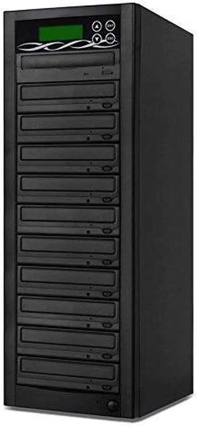 Alt view image 2 of 3 - Bestduplicator Pro HD Series - 11 Target External Disc DVD/CD Duplicator with 500GB Hard Drive, built-in 24X BD Certfied Burners