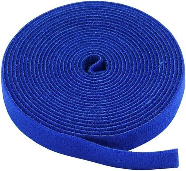 Main image of iMBAPrice 5 yard Fastening Tape with .75 inch Hook (Blue)