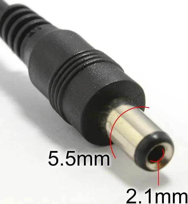 Alt view image 3 of 5 - imbaprice 5v dc wall power adapter ul listed power supply 5feet, 5v 2a2000ma