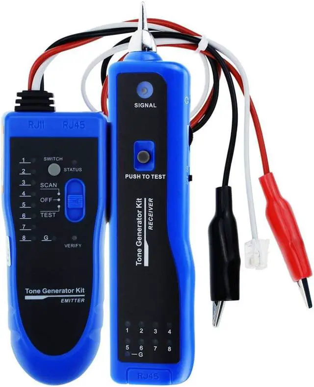 Alt view image 2 of 2 - iMBAPrice - (5-Pack) Wire Tracker for Network (RJ45) UTP/STP/Cat5/Cat6 and Telephone (RJ11) Line Finder Diagnose Tone Tr