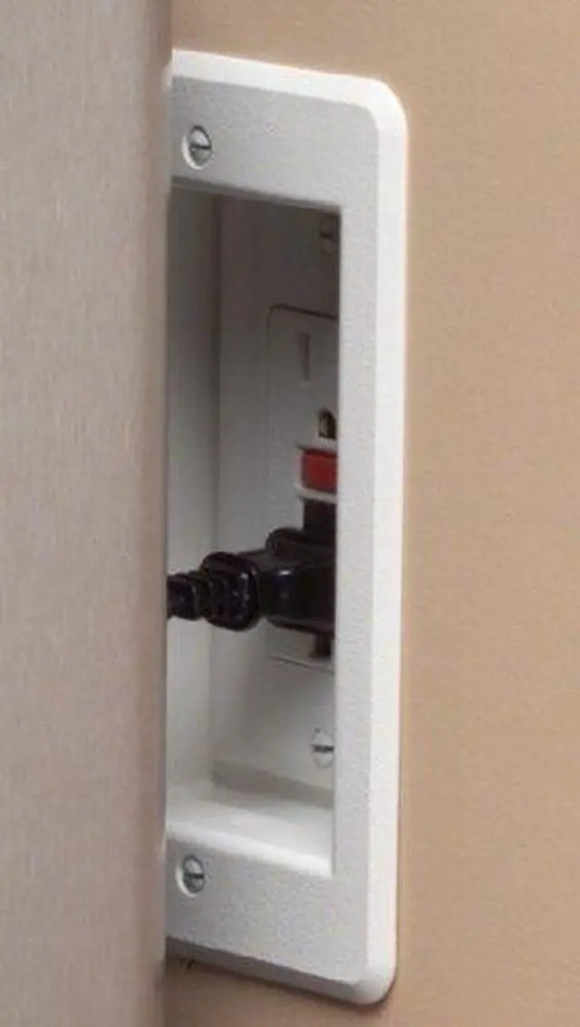 Alt view image 3 of 4 - iMBAPrice DVFR2W-1 (2-Gang) Recessed Electrical Outlet Mounting Box w/ Paintable Wall Plate, 1-Pack