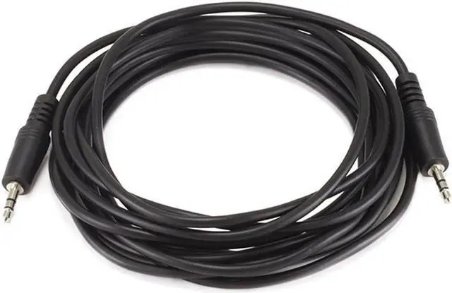 Alt view image 2 of 3 - iMBAPrice 12 Feet Professional Quality Nickel Plated 3.5 mm Male/Male Stereo Audio Cable