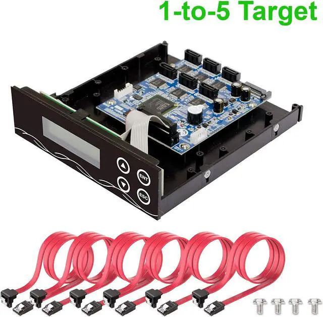 Alt view image 5 of 5 - Bestduplicator Premium Series - SATA CD/DVD/Blu Ray Duplicator Controller (1 to 5) - Supports Lightscribe w/ 128mb