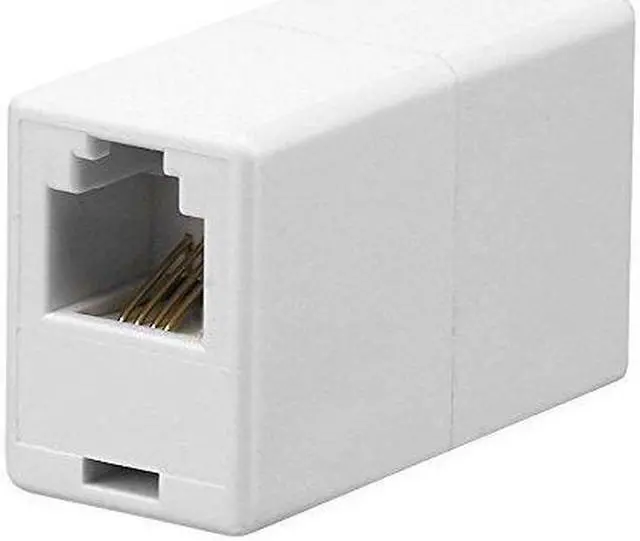 Alt view image 2 of 8 - iMBAPrice RJ11 4P4C Straight Telephone Inline Coupler (5 Pack)