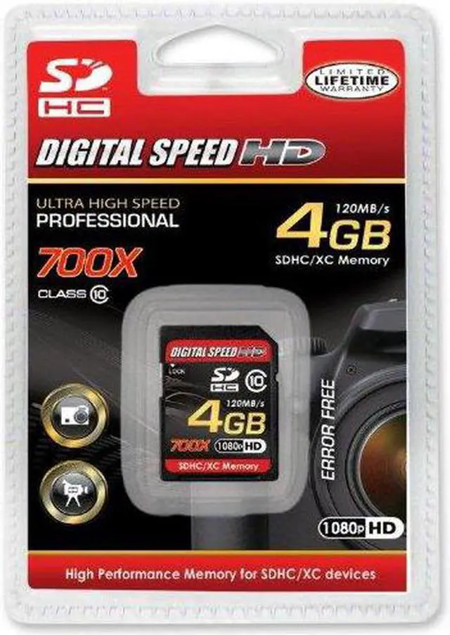 Main image of Digital Speed Professional 4 GB SDHC