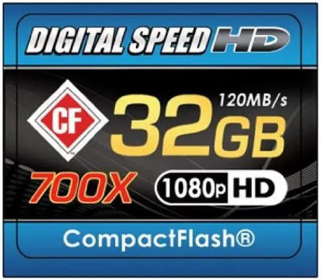 Alt view image 2 of 4 - Digital Speed 32GB 700X Professional High Speed 120MB/s Error Free (CF) Memor...