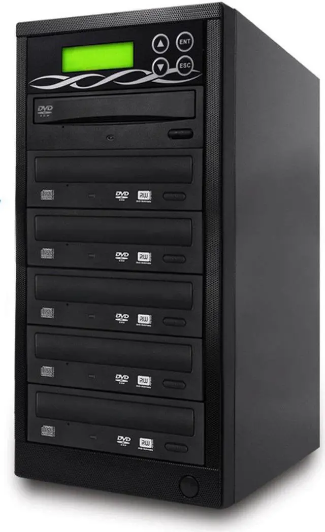 Alt view image 5 of 8 - SATA DVD Duplicator - 5 Target Standalone CD / DVD Duplicator with SATA DVDRW