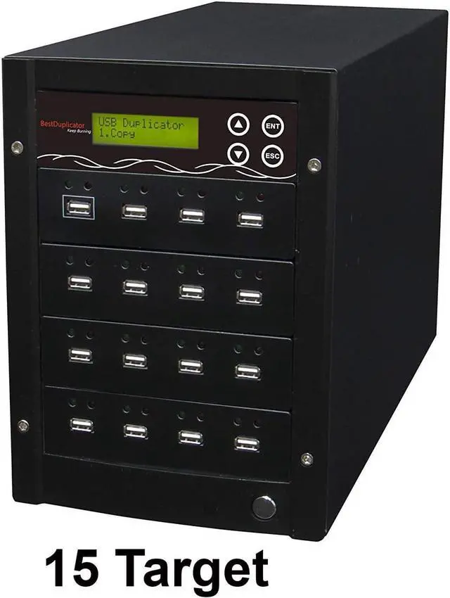 Alt view image 3 of 4 - Bestduplicator BD-USB-15T 15 Target Standalone 1 to 15 USB Flash Drive Duplicator/Multiple Flash USB Card Copier