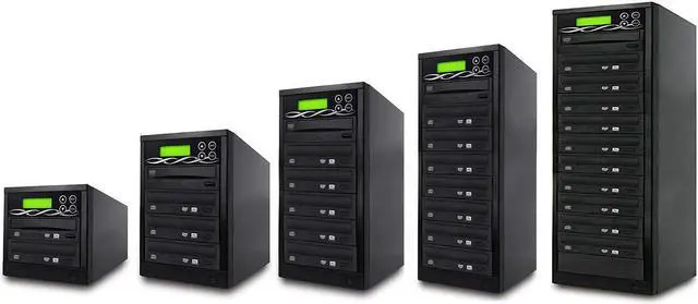 Alt view image 2 of 8 - SATA DVD Duplicator - 5 Target Standalone CD / DVD Duplicator with SATA DVDRW