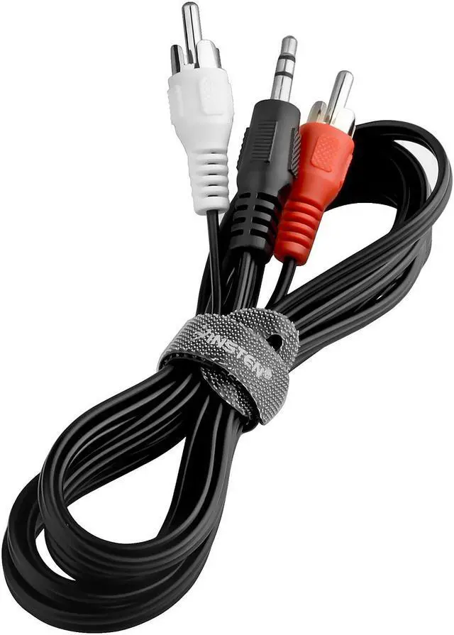 Alt view image 3 of 5 - Dynex 3.5 mm Mini to RCA Stereo Audio Cable _ 6_Feet _ 1.8 M