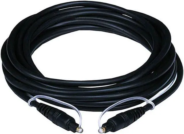 Alt view image 4 of 11 - Monoprice S/PDIF (Toslink) Digital Optical Audio Cable - 15 Feet | Gold Plated Ferrule,Molded Strain Relief