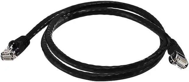 Main image of iMBAPrice 7' Cat5e Network Ethernet Patch Cable, 10 Pack, Black (IMBA-CAT5-07BK-10PK)