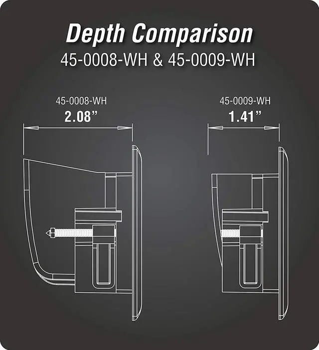 Alt view image 3 of 4 - DataComm Electronics 45-0008-BK Easy-Mount Recessed Low-VoltaCable Plate - Black