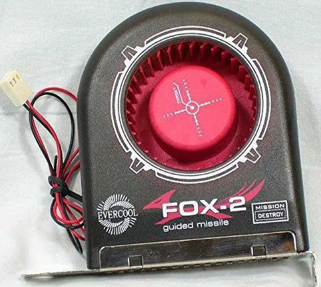 Alt view image 2 of 2 - Evercool Fox 2 computer cooling fan/blower