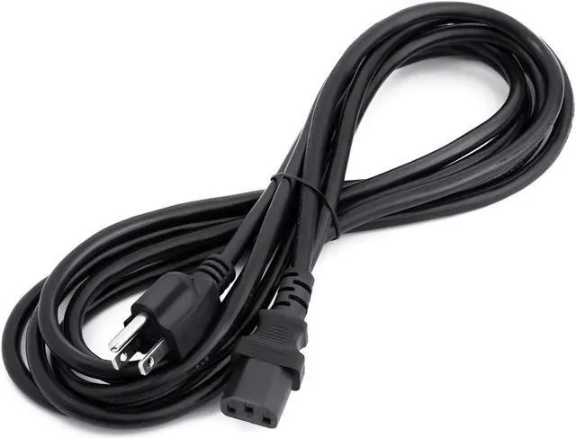 Alt view image 3 of 3 - iMBAPrice 12 Ft Universal AC Power Cord - NEMA 5-15P to IEC320C13 UL Listed 3 Prong Power Cable