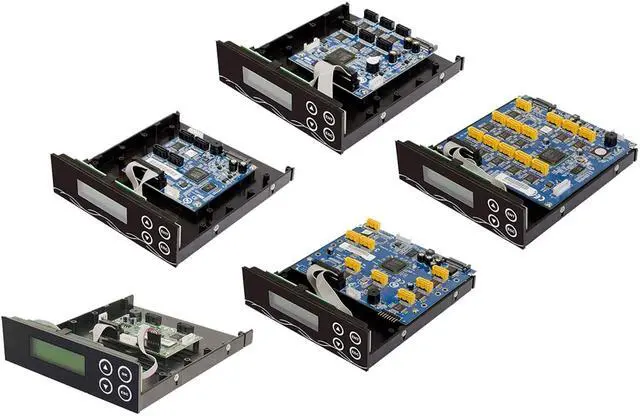 Alt view image 2 of 5 - Bestduplicator Premium Series - SATA CD/DVD/Blu Ray Duplicator Controller (1 to 5) - Supports Lightscribe w/ 128mb