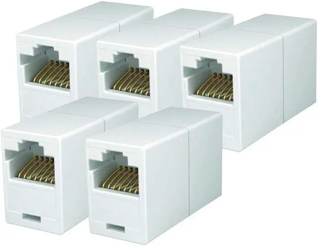 Alt view image 3 of 4 - iMBAPrice RJ45 Coupler - (Pack of 25) Cat5e Ethernet Cable Extender Female to Female Straight Modular Inline Coupler