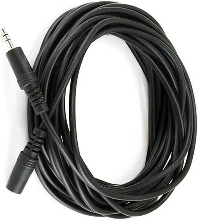 Alt view image 3 of 6 - imbaprice 12 feet professional quality nickel plated 3.5 mm male/female stereo audio extension cable
