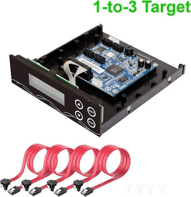 Alt view image 4 of 5 - Bestduplicator Premium Series - SATA CD/DVD/Blu Ray Duplicator Controller (1 to 5) - Supports Lightscribe w/ 128mb
